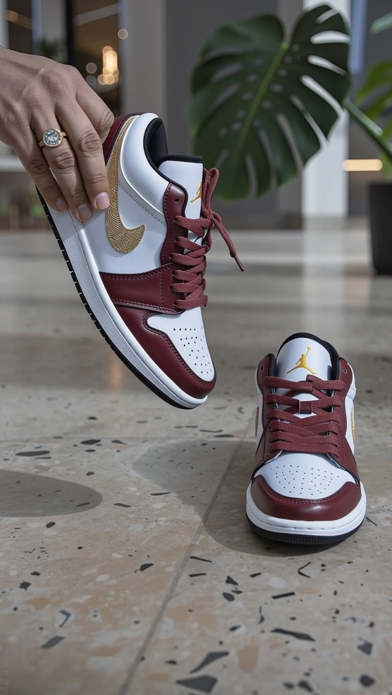 NIKE JORDAN 1 LOW DRAGON RED